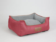 Beckley Orthopaedic Walled Dog Bed - Cherry / Cloud, Medium
