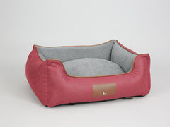 Beckley Orthopaedic Walled Dog Bed - Cherry / Cloud, Medium