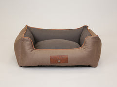 Beckley Orthopaedic Walled Dog Bed - Caramel / Mocha, Medium