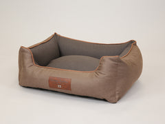 Beckley Orthopaedic Walled Dog Bed - Caramel / Mocha, Medium