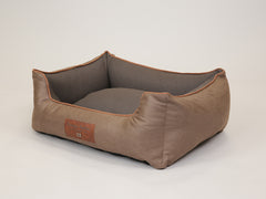 Beckley Orthopaedic Walled Dog Bed - Caramel / Mocha, Medium