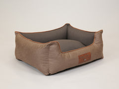 Beckley Orthopaedic Walled Dog Bed - Caramel / Mocha, Medium