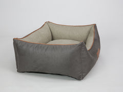 Beckley Orthopaedic Walled Dog Bed - Taupe / Chocolate, Medium
