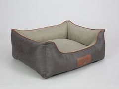 Beckley Orthopaedic Walled Dog Bed - Taupe / Chocolate, Medium