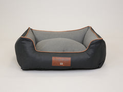 Beckley Orthopaedic Walled Dog Bed - Midnight / Dove, Medium