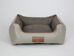 Beckley Orthopaedic Walled Dog Bed - Taupe / Mocha, Medium