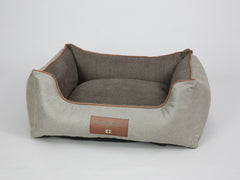 Beckley Orthopaedic Walled Dog Bed - Taupe / Mocha, Medium