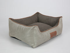 Beckley Orthopaedic Walled Dog Bed - Taupe / Mocha, Medium