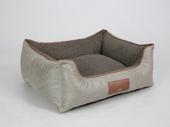 Beckley Orthopaedic Walled Dog Bed - Taupe / Mocha, Medium