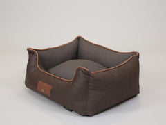 Beckley Orthopaedic Walled Dog Bed - Chestnut / Mocha, Small