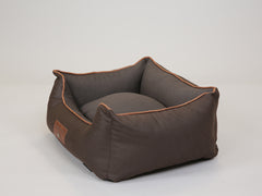 Beckley Orthopaedic Walled Dog Bed - Chestnut / Mocha, Small
