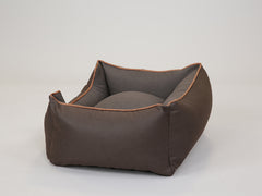 Beckley Orthopaedic Walled Dog Bed - Chestnut / Mocha, Small