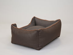 Beckley Orthopaedic Walled Dog Bed - Chestnut / Mocha, Small