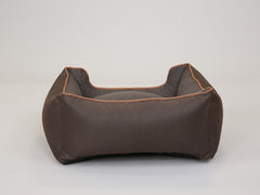Beckley Orthopaedic Walled Dog Bed - Chestnut / Mocha, Small