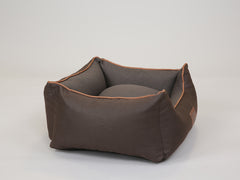 Beckley Orthopaedic Walled Dog Bed - Chestnut / Mocha, Small