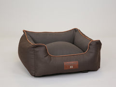 Beckley Orthopaedic Walled Dog Bed - Chestnut / Mocha, Small
