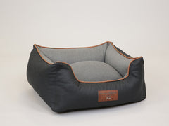 Beckley Orthopaedic Walled Dog Bed - Midnight / Dove, Small