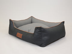 Beckley Orthopaedic Walled Dog Bed - Midnight / Dove, X-Large