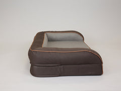 Beckley Dog Sofa Bed - Chestnut / Stone, Large