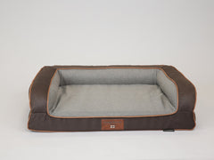 Beckley Dog Sofa Bed - Chestnut / Stone, Medium