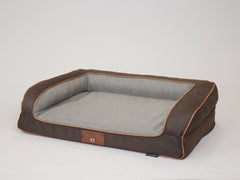 Beckley Dog Sofa Bed - Chestnut / Stone, Medium