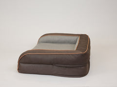 Beckley Dog Sofa Bed - Chestnut / Stone, Medium