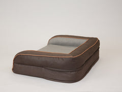 Beckley Dog Sofa Bed - Chestnut / Stone, Medium