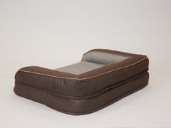 Beckley Dog Sofa Bed - Chestnut / Stone, Medium