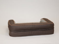 Beckley Dog Sofa Bed - Chestnut / Stone, Medium