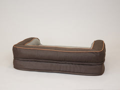 Beckley Dog Sofa Bed - Chestnut / Stone, Medium