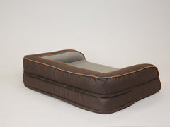 Beckley Dog Sofa Bed - Chestnut / Stone, Medium