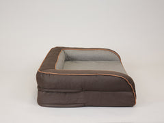 Beckley Dog Sofa Bed - Chestnut / Stone, Medium