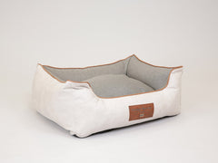 Beckley Orthopaedic Walled Dog Bed - Oyster Grey, Medium