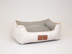 Beckley Orthopaedic Walled Dog Bed - Oyster Grey, Medium