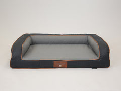 Beckley Dog Sofa Bed - Midnight / Dove, Large