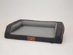 Beckley Dog Sofa Bed - Midnight / Dove, Large