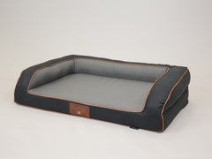 Beckley Dog Sofa Bed - Midnight / Dove, Large