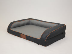 Beckley Dog Sofa Bed - Midnight / Dove, Large