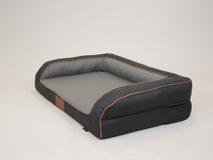 Beckley Dog Sofa Bed - Midnight / Dove, Large