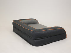 Beckley Dog Sofa Bed - Midnight / Dove, Large