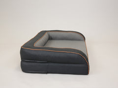Beckley Dog Sofa Bed - Midnight / Dove, Large