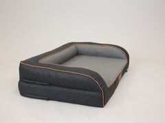 Beckley Dog Sofa Bed - Midnight / Dove, Large
