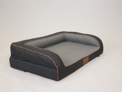 Beckley Dog Sofa Bed - Midnight / Dove, Large