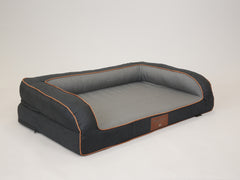 Beckley Dog Sofa Bed - Midnight / Dove, Large
