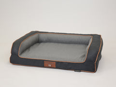 Beckley Dog Sofa Bed - Midnight / Dove, Medium