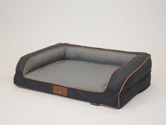 Beckley Dog Sofa Bed - Midnight / Dove, Medium