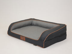 Beckley Dog Sofa Bed - Midnight / Dove, Medium