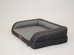 Beckley Dog Sofa Bed - Midnight / Dove, Medium