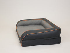 Beckley Dog Sofa Bed - Midnight / Dove, Medium