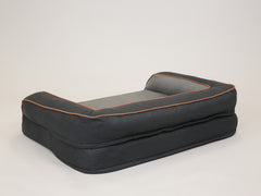 Beckley Dog Sofa Bed - Midnight / Dove, Medium